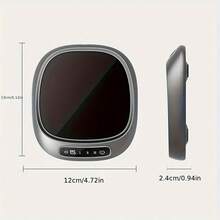 3-Level Adjustable Smart Thermostat Touch Screen Mug Warmer, USB Powered Metal Plate Design - Heating/Cooling, Fits Most Cups (Coffee, Drinks, Milk, Tea), Essential For Office/Back To School, Ideal For Camping, Picnic, Kitchen, Modern Mug Warmer Gift For Valentine's Day And Christmas