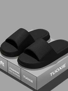 1 Pair Of New Summer Couple Slippers, Non-Slip Slippers, Suitable For Indoor, Outdoor, Shower And Family Use In All Seasons, White And Pink Are Optional Gifts For Mothers,House Slippers Women,Sandals For Women,Bedroom Slippers,Shower Shoes,White Sandals,Black Sandals,Yellow Sandals