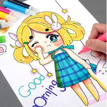 20 Sheets Thick Double-Sided Matte Cardboard White A4 (8.26*11.69 Inches) A3 (11.69*16.53 Inches) Printing Sketch Painting Colored Pencil Handmade DIY Thick Hard White Paper - White - View 8