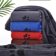 Toalla de mascota de microfibra súper suave, disponible en múltiples tamaños: 35*75cm/50*100cm. Toalla de baño para perros de secado rápido, adecuada para perros pequeños, medianos y grandes, con colores vibrantes. La mejor toalla de mascota, absorbente y de secado rápido, adecuada para el baño, el dormitorio y la limpieza del hogar. - Multicolor - Ver 4