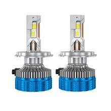 HYNBYZJ 2个装H7 H4 LED汽车大灯320W大功率CANBUS灯泡H9 H11 HB3 9005 HB4 9006 9012 9007 H13灯七孔铜管灯适用于汽车12V 24V - 白色 - 查看 19