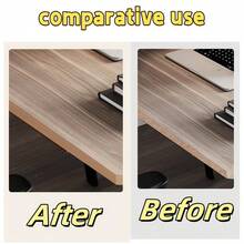 1 卷装饰边框贴纸，0.787 英寸 x 393.7 英寸自粘式边缘装饰贴纸，可剥离和木纹踢脚线，自粘，可移除，防刮擦 DIY 家居升级，适用于橱柜、架子、家具、台面、墙纸边框 - 彩色 - 查看 3