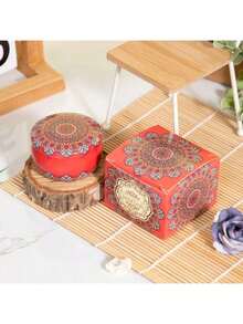 4 paquetes de velas perfumadas sin humo con caja colorida, tiempo de quemado prolongado y fragancia rica - regalo de Navidad para familiares y amigos