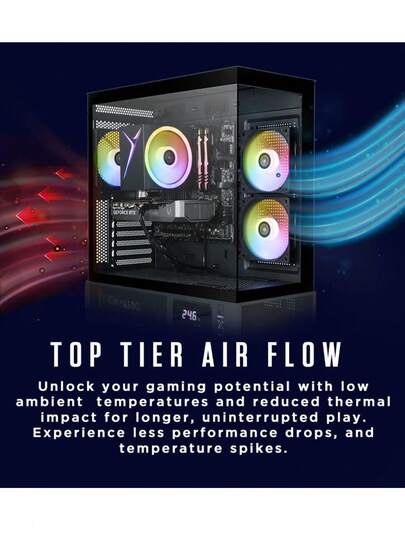 ZOTAC MEK AI-Enhanced Gaming PC Desktop Computer - NVIDIA GeForce RTX 5050, AMD Ryzen 5 5500 4.2GHz, 16GB DDR4 RGB, 1TB NVME M.2 SSD, 650W 80+ GOLD PSU, WiFi 6E, Windows 11 Home