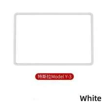 For Y Silicone Protective Frame Edge Cover Central Control Car Accessories Navigation Screen Protector Pink White Grey Black