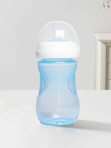 1 件新生儿奶瓶，天然 PP 材质防胀气宽口塑料防震婴儿奶瓶套装
