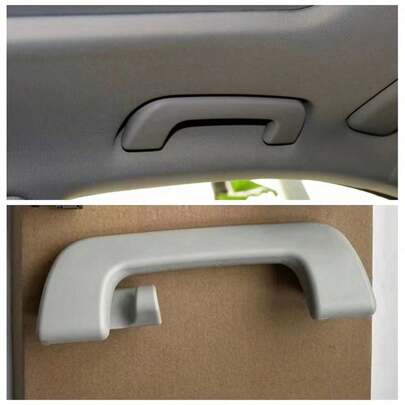 通用灰色车顶扶手带钩，适用于某些轿车车顶顶篷扶手（OEM：74610-52020）（可能与实际物品有轻微的颜色差异，但不影响正常使用）