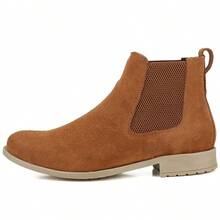 Men's Chelsea Boot Country Leather Suede - Camel - View 5
