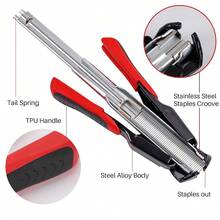 Hog Ring Pliers Tool 2600*C Clips Staples Cage Fencing Gun Fastener Nail Rings - Multicolor - View 3