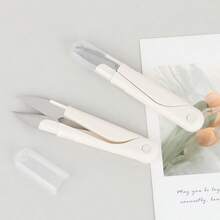 1pcs Office Supplies Stainless Steel Small Scissors Office Paper Cutter Art Scissors Student Diy Handmade Paper Cutting Knife