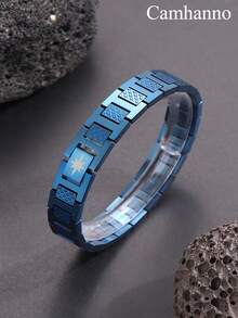 Camhanno 1PC Simple, Stylish And Unique Stainless Steel North Star Bracelet, Suitable For Women's Daily Or Special Occasions, Leisure, Weddings, Stackable Jewelry, Daily Gatherings, Christmas, Christmas Gifts