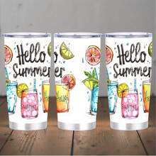 1pc 20 Oz Stainless Cup, 20 Oz Mug, Your Perfect Companion For Every Adventure, Mugs, Useful For Professionals Working Remotely, Vibrancy In The Verand