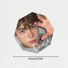 1pc Personalized Simple And Fashionable Refrigerator Magnet, Upload Photo, Customize Text As Gift For Friends, Family, Lover, Commemorative Gift, Holiday Gift, Surprise Gift, Valentine's Day Gift, Mother's Day Gift, Father's Day Gift