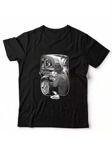 Gonzales Men's Reflections Lowrider Skull DGA Art T Shirtmbre_480_t1 - 黑色 - 查看 3