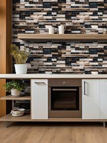 1 rouleau (1m/3m/5m) Papier peint effet 3D à motif marbre beige vintage et bleu marine, amovible et auto-adhésif, papier peint vinyle pour la décoration maison DIY, fond de pièce, chambre, cuisine, salon, salle de bain, armoire, renouvellement de meuble