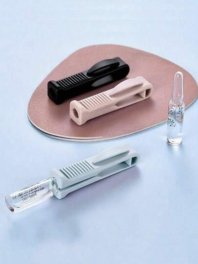 Abridor de botellas médico multifuncional de ABS para enfermeras y médicos para abrir botellas, abridor de botellas, abridor de ampollas ligero - herramienta auxiliar para enfermeras, pequeña rueda de esmerilado para abrir eficientemente botellas de ampollas de vidrio, herramienta para romper viales de medicamentos.