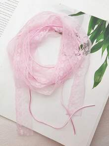 2 件套女士甜美蕾丝丝带叠加项链设计分层锁骨链，百搭细颈链，优雅薄围巾吊坠项链，适合各种场合