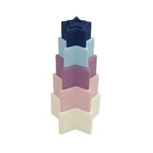 1 Set Stacking Cups, Baby Early Education Cognitive Puzzle Toys, Pentagram Shape, Suitable For Bathroom, Beach And Pool. Random Color. School, Student, Stationery, School Supplies, Halloween Decoration, Newborn Toys, Educational Learning, 18 Months Toys, Children's Pool, Bath Toys, Baby Tethers, Tummy Time, Preschool Toys