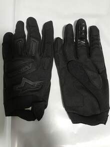 Alpinestars 骑行自行车手套男女山地车全地形车小轮车越野摩托车手套山地自行车自行车越野摩托车赛车手套 - 黑色 - 查看 6