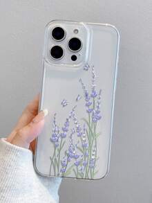 1pc Colorful Vintage Plant Leaf Pattern Painted Anti-Drop Transparent Large Hole Magnetic Phone Case, Minimalist Luxury, High-End Business, Anti-Dirty, Durable Compatible With IPhone, Galaxy S25 Ultra, S24 Ultra, S22, S21 Ultra, S21 FE 5G, S23, S23+, S23 Ultra, S24, A13 5G, A22 5G, A33 5G, A53 5G, A52 5G, A17/A56/A34/A35/A25/Pixel6a/Pixel7/Pixel8/Pixel9/Pixel10 Pro XL Series