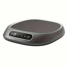 3-Level Adjustable Smart Thermostat Touch Screen Mug Warmer, USB Powered Metal Plate Design - Heating/Cooling, Fits Most Cups (Coffee, Drinks, Milk, Tea), Essential For Office/Back To School, Ideal For Camping, Picnic, Kitchen, Modern Mug Warmer Gift For Valentine's Day And Christmas