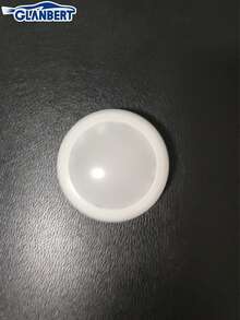 GLANBERT 4/2件套汽车彩色装饰灯，RGB遥控脚灯，高亮度多模式氛围灯，13色车内LED圆盘灯，车内夜灯，适用于汽车和家居装饰，触摸式氛围LED脚灯，高亮度多模式氛围灯（不含电池）