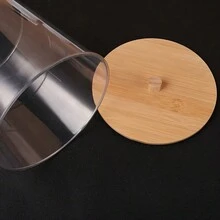 2pcs Large Capacity Laundry Pods Container With Lid, Clear Acrylic Powder Detergent Containers For Pods, Scent Boosters & Powder, Laundry Room Organization Decor, Airtight Storage Jars