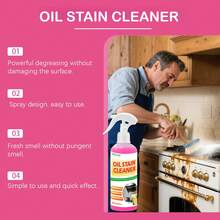 H4Cacle Kitchen Oil-Stained Agent Heavy-Duty Oil Cleaning Spray Ideal For Kitchen Range Hood, Smoke Machine, Stove Cleaning, Lemon Scented Degreaser, Grease Removal Spray - H493 - View 10