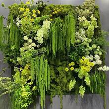 1/4束多色可选人造悬挂式米粒珍珠干花花束，绿色植物，30.7英寸，DIY爱好者必备，适用于婚礼装饰、酒店装饰、展厅装饰、客厅、卧室、办公室家居装饰、复活节装饰、圣诞派对插花、春季装饰，四季皆宜。 - 彩色 - 查看 4