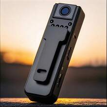 1pc Hidden Portable Law Enforcement Recorder With Audio Function, Anti-Shake Feature, Synchronized Audio And Video, 1080p High-Definition Infrared Night Vision, 180° Lens Rotation, And Rechargeable Battery. Thanks To Its Wide-Angle Lens And Pocket Clip Design, This Recorder Is Perfect For Cycling, Sports Activities, And Traveling, Making It An Ideal Choice For Christmas Gifts, Anniversary Gifts, Or Family Day Gifts. - Black - View 10