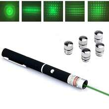 Caneta Laser Pointer Verde 5000MW Profissional 5 Pontas - Verde - Visão 8