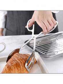 1 szt. 10-calowe szczypce do sałatek ze stali nierdzewnej, szczypce do grilla, szczypce do bufetu samoobsługowego, przybory cateringowe na wesela i imprezy