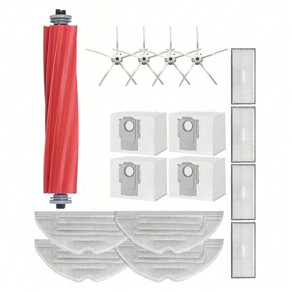 Repuestos para Roborock S7 Maxv Ultra S7 Pro Ultra Robot Aspiradora Accesorios Cepillo principal lateral Trapeador Filtro HEPA Bolsa de polvo Cepillo de limpieza giratorio