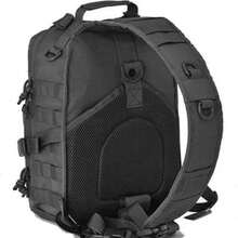 DESC Tactical Military Crossbody Bag 20L – Durable And Versatile Shoulder Bag 9316 - 黑色迷彩 - 查看 3