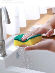 12/22pcs Premium Kitchen Cleaning Set: Super Absorbent, Scratch-Resistant Sponges And Rust Remover Brushes - Ideal For Cleaning Dishes, Pots & Pans, And Removing Grease