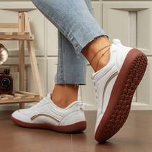 SOSENFER Women's Running Shoes, Comfortable, Lightweight, Versatile And Breathable Sports Casual Shoes. - Platinum - View 1