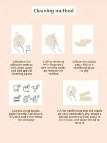 4/2Pcs Double-Sided Sticky Bra Inserts Adhesive Bra Pads, Self-Adhesive Push Up Breast Enhancers Pads, Reusable Padded Ultra Instant Lift Inserts, Chest Pads Adhesive Pads, Reusable Padding Pads, Bra Bikini Invisible Thickened Chest Pads Waterproof For Swimming - Yellow - View 5