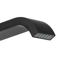 YUNRUX G1/2 Wall Mounted Faucets, Modern Brass Bathroom Faucet, Wall Mounted Single Hole Cold Water Tap For Kitchen, Bathroom, Sink, Basin, Matte Black