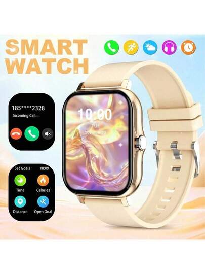 New Full Touch HD Slimme Horloge (Dial, Answer) Wireless Call Function, Massive Faces, Exercise Monitoring, Message Reminder View, Multiple App Reminders, roid IOS Phones, Perfect Men Women view 2