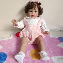 NPK 26 Inch Pippa Fully Dressed Reborn Doll, Oversized Infant Size, Lifelike Soft Touch 3D Skin Art Doll For Girls - Cloth Body - View 7