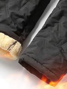 Women's Plus Size Thermal Lined Straight Leg Sweatpants, Warm And Comfortable Casual Pants For Winter