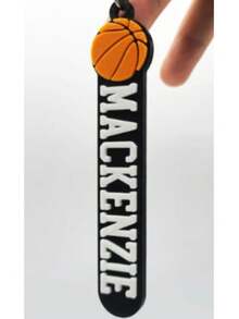 3D Printed Plastic Personalized Tennis Keychain/Keyring/Bag Tag/Name Tag