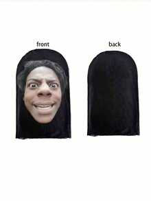 1pc 3D Full Face Mask/Masquerade Costume/Face Performance/Prank/Dust-Proof Balaclava, Suitable For Halloween, Live Streaming Pranks, Easter, Theme Parties, Stage Performance, Thanksgiving, Funny Face Disguise
