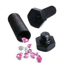 1PC Metal Screw Bolt Car Cigarette Lighter Hidden Contents Secret Storage Container Diversion Secret Stash Safes Keep Pill Box Container