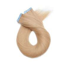 40Pcs/Pack Hair Extensions Tape In Hair Extensions Human Hair Straight Tape In Hair Extensions Blue&White Tape Are Send Randomly 16-26 Inch 20pcs 50g/Pack Real Human Hair Double-Side Tape Hair Extensions For Women - S24 - Xem 2