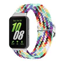Elastic Woven Nylon Watch Band, Suitable For Samsung Galaxy Fit 3 Unisex, Soft Adjustable Strap, Compatible With Galaxy Fit 3-Band-R390, Multiple Colors Available, Fashionable Sports Smart Watch Band Comfortable To Wear - Galaxy Fit 3 - View 17