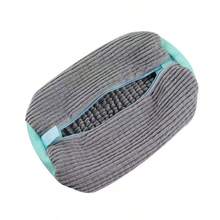 1pc New Washing Machine Friendly Shoe Bag, Anti-Deformation Cleaning & Storage Bag, Thick Shoelace Dedicated, Portable Slouchy Shoe Washing Tool For Dorm - Multicolor - View 4
