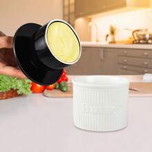 Ursword 1 Set Butter Crock With Lid For Countertop, Unique Ceramic French Butter Dish For Spreadable Soft Butter, Butter Container Holder With A Water Seal, Housewarming Gift, Kitchen And Home Decor, Different 6 Colors Available