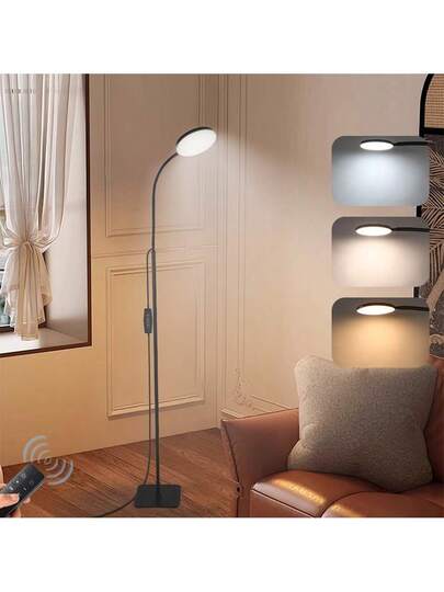 Yogle 1. Moderne Vloer Lamp Adjustable Function, Lightweight LED Reading That Can Be Installed Vertically, 10 Brightness Swivel [1H Timer], Work, Study, Sewing, Painting, Makeup, Etc. Purposes. view 6