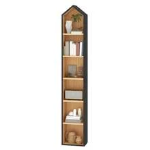 BALCONERA White-Natural Oak Bookcase (180 X 23.5 X 30 Cm) – 6-Tier Model With Space-Saving Design, Ideal For Home & Office - màu đen - Xem 7